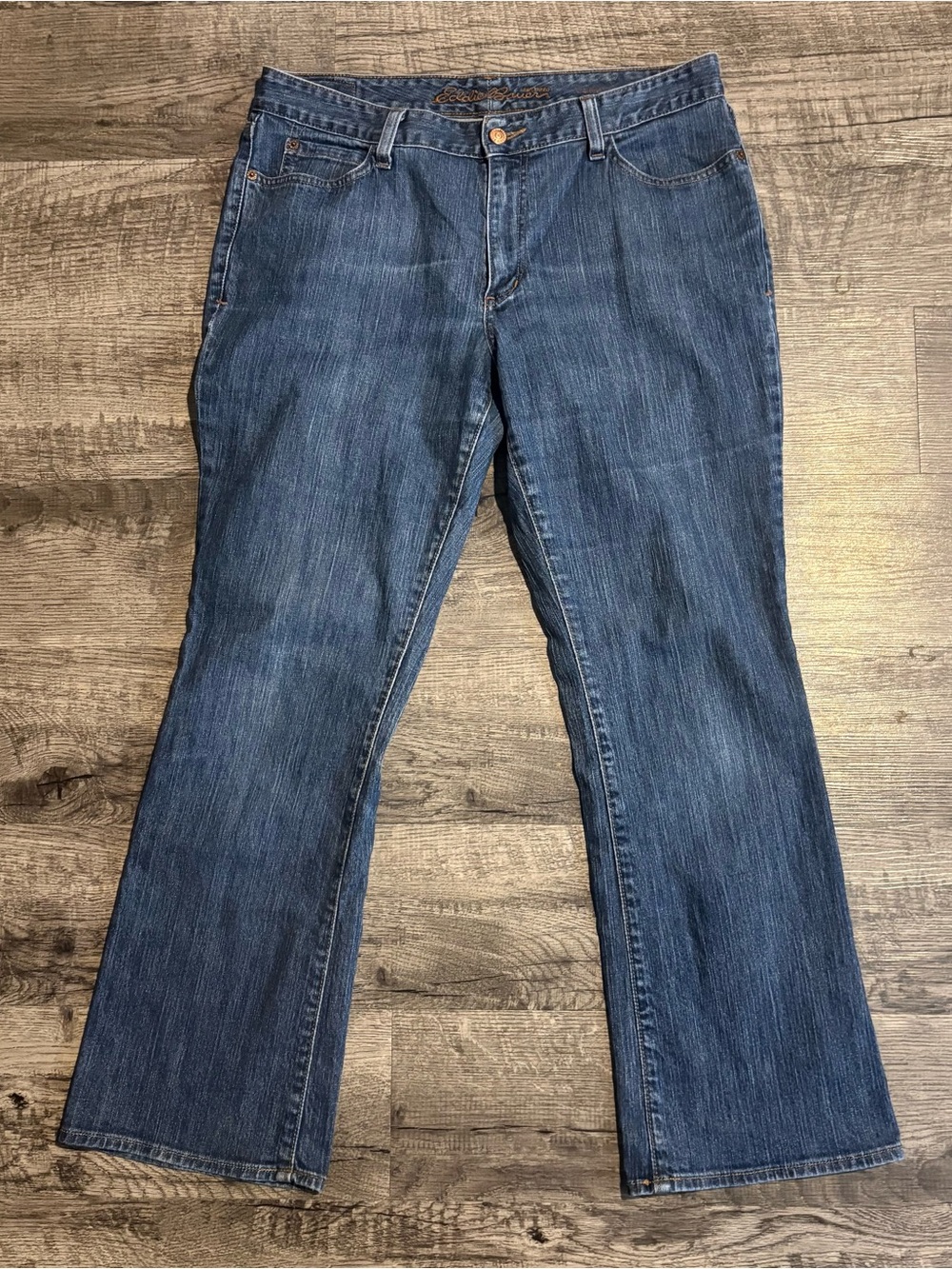 Eddie Bauer Jeans Women’s 12S Blue Curvy Denim